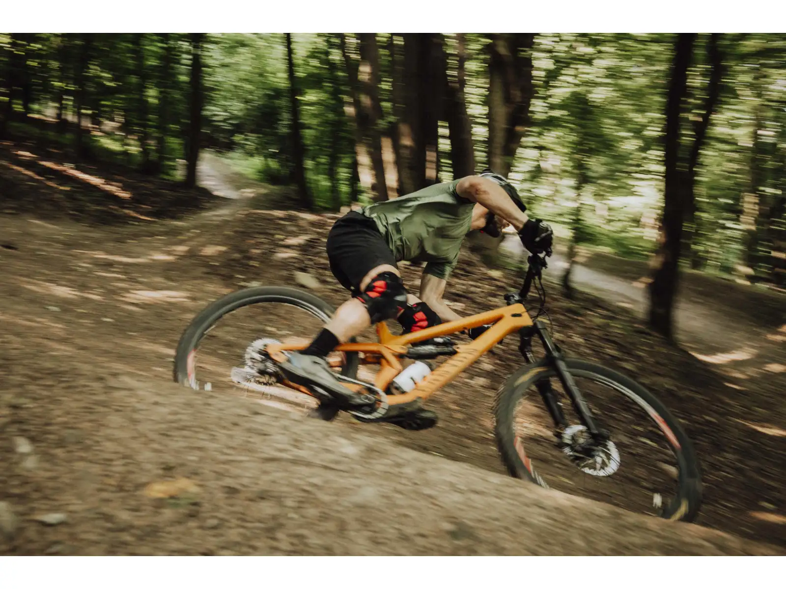 Force MTB Mount men's jersey short sleeve Army