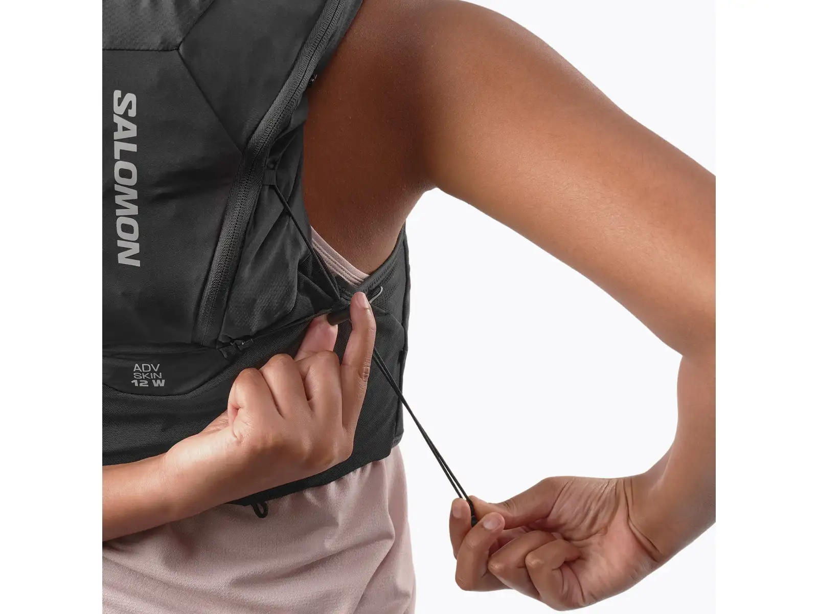 Salomon ADV Skin 12 Set women's running vest Black/Asphalt