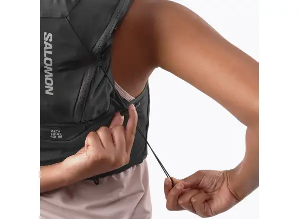 Salomon ADV Skin 12 Set women's running vest Black/Asphalt