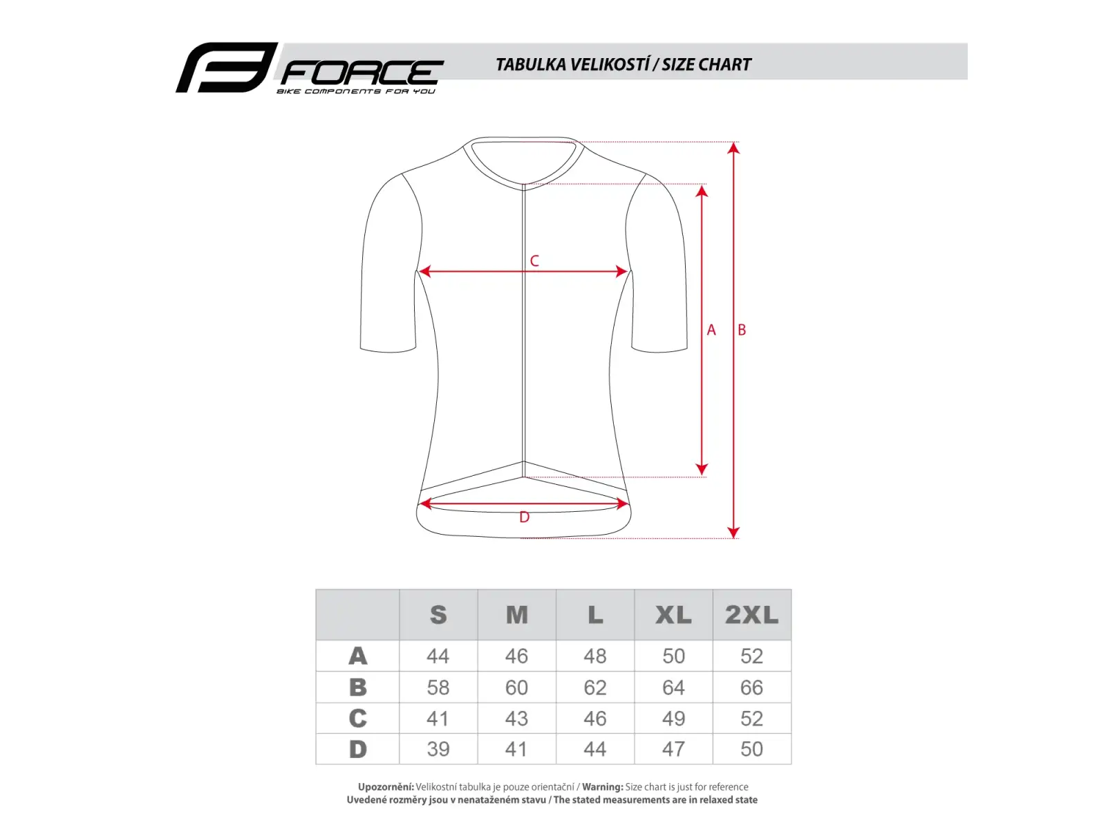 Force Mild men's jersey short sleeve orange