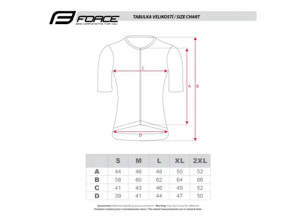 Force Mild men's jersey short sleeve orange