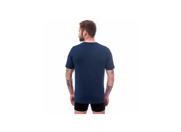 Sensor Merino Air PT Explore men's t-shirt short sleeve dark blue