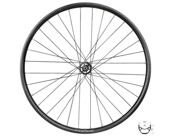 Force XC Disc 584×23 rear spoked wheel F804333 32 holes