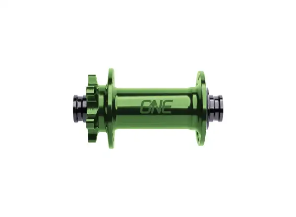 OneUp front hub 110x15 32 holes dark green