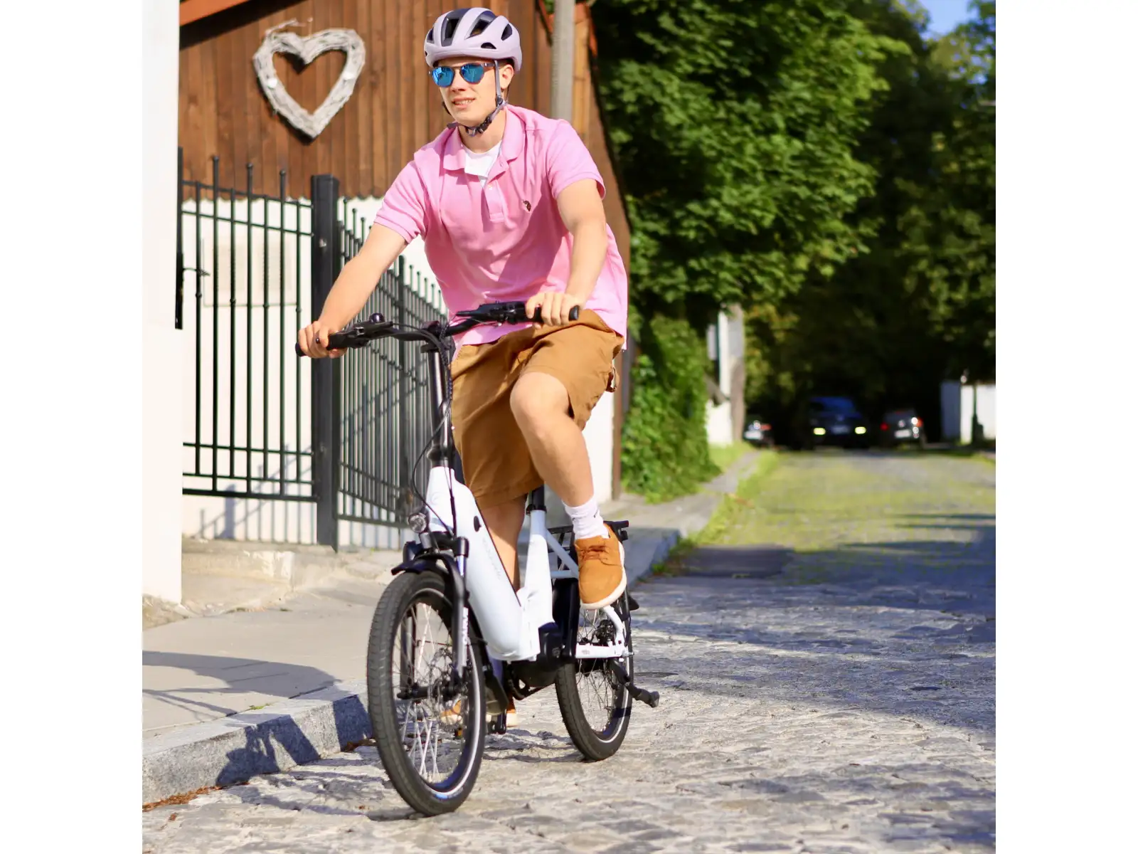 Ecobike Rhino Cruise 504 Wh Arctic White folding e-bike
