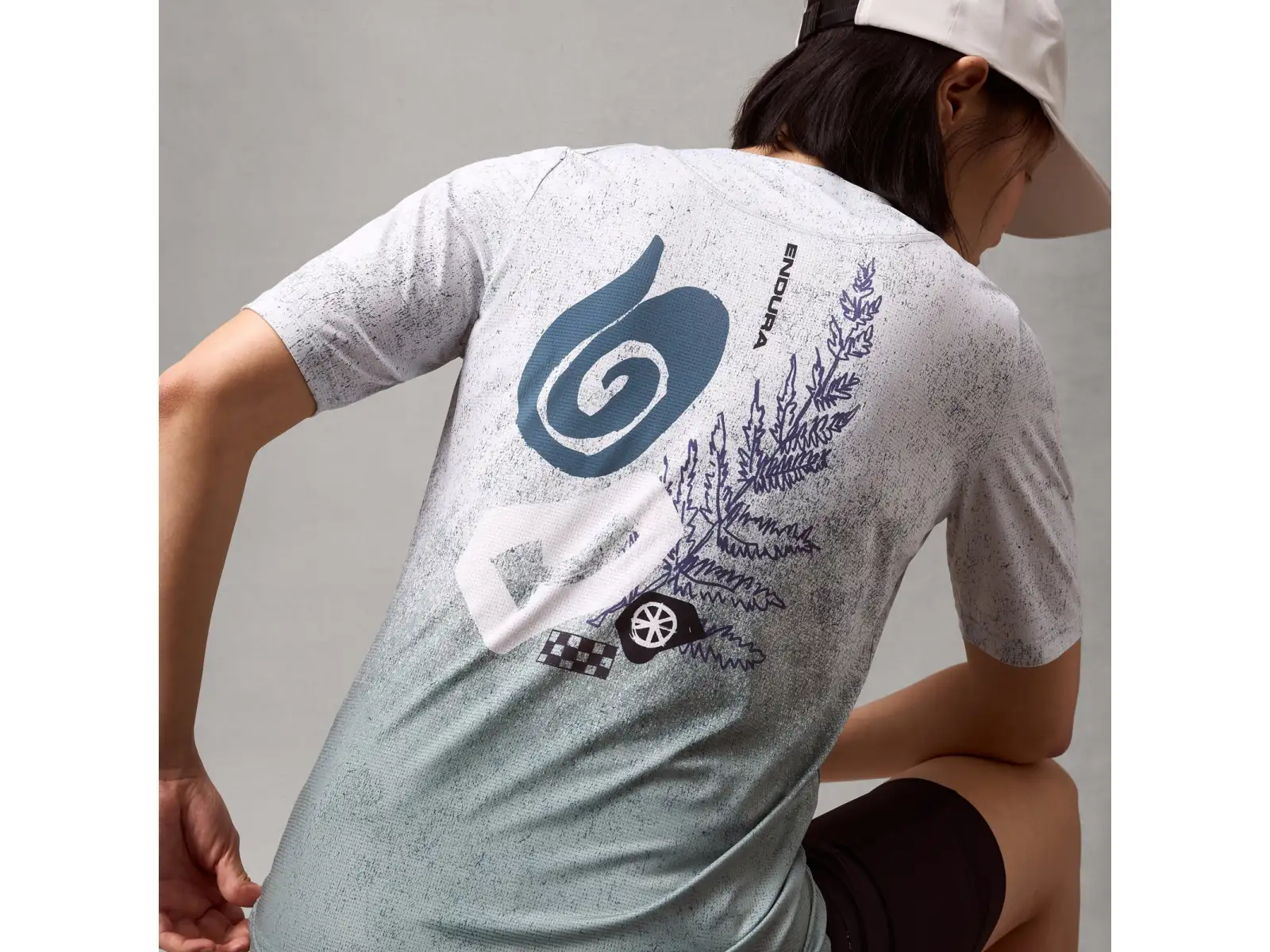 Endura SingleTrack women's T-shirt short sleeve Aero Blue