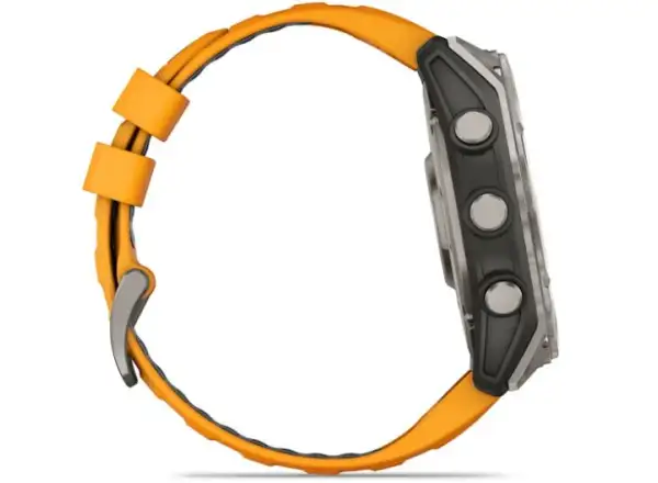 Garmin fenix 8 - 51 mm AMOLED Sapphire smart watch Titanium Orange/Graphite