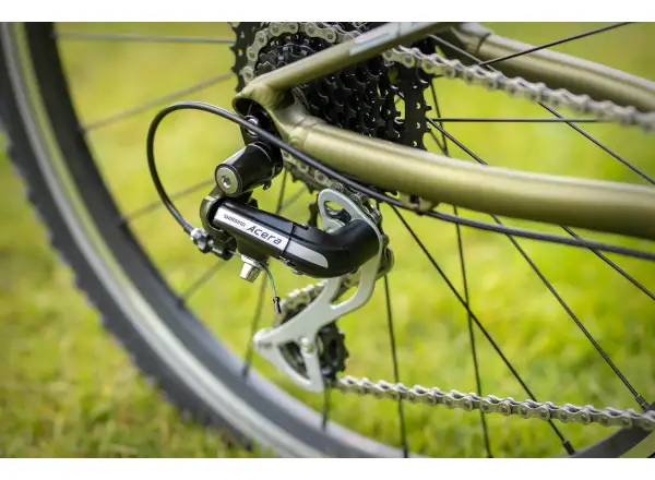 Superior F.L.Y. 24 VB Matte Olive Metallic/Hologram Chrome kids mountain bike