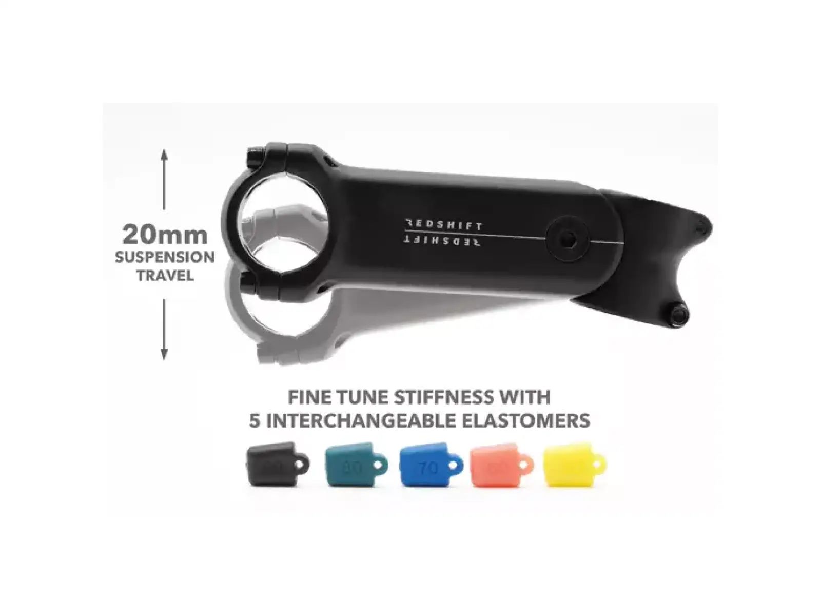 Redshift ShockStop stem +/- 6° 1 1/4" black 100 mm