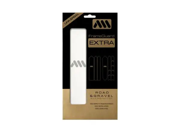 All Mountain Style frame protection decals Gravel/Road Clear Silver