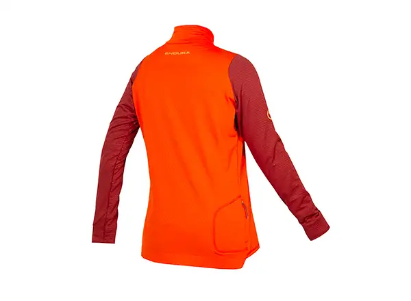 Endura Singletrack Fleece women's jersey long sleeve Paprika