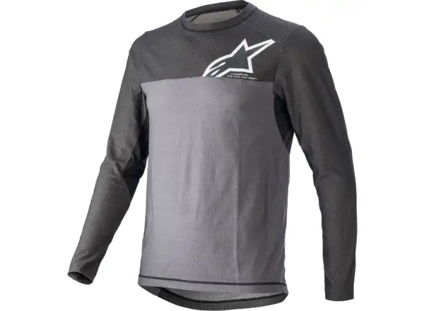 Alpinestars ALPS 8.0 L/S men's jersey long sleeve Anthracit Tangerine