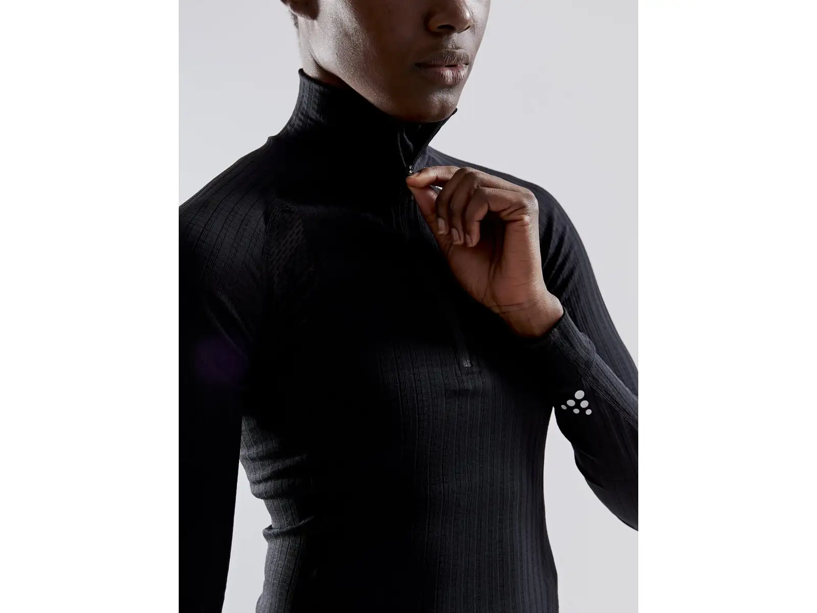 Craft Active Extreme X Zip women's long sleeve shirt black