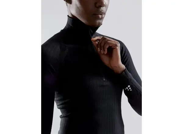 Craft Active Extreme X Zip women's long sleeve shirt black