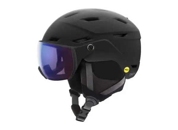 Smith Survey EU MIPS ski helmet Matte Black / ChromaPop Photochromic Rose Flash