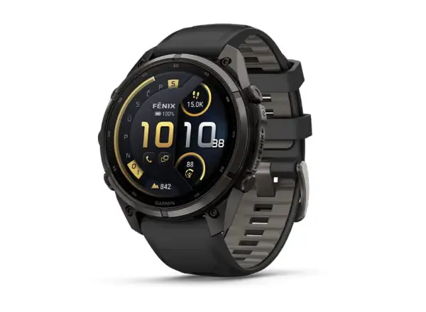 Garmin fenix 9 Pro inReach 43 mm smart watch Carbon gray DLC Titanium Black/Pebble gray