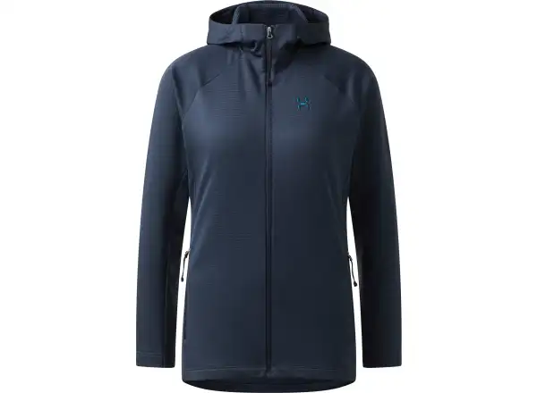 Haglöfs Korp Mid Hood women's sweatshirt Tarn Blue