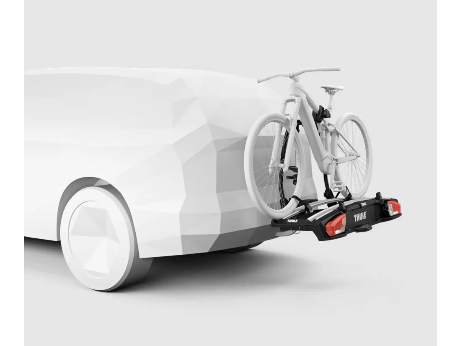 Thule VeloSpace XT carrier on towbar for 2 bicycles