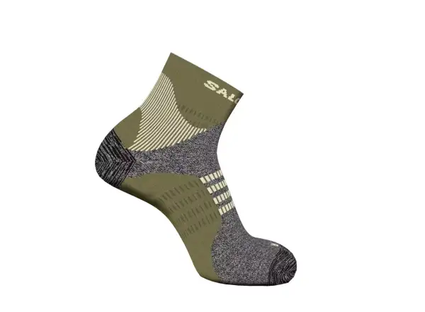 Salomon X Ultra Access Quarter socks gothic olive/grisaille