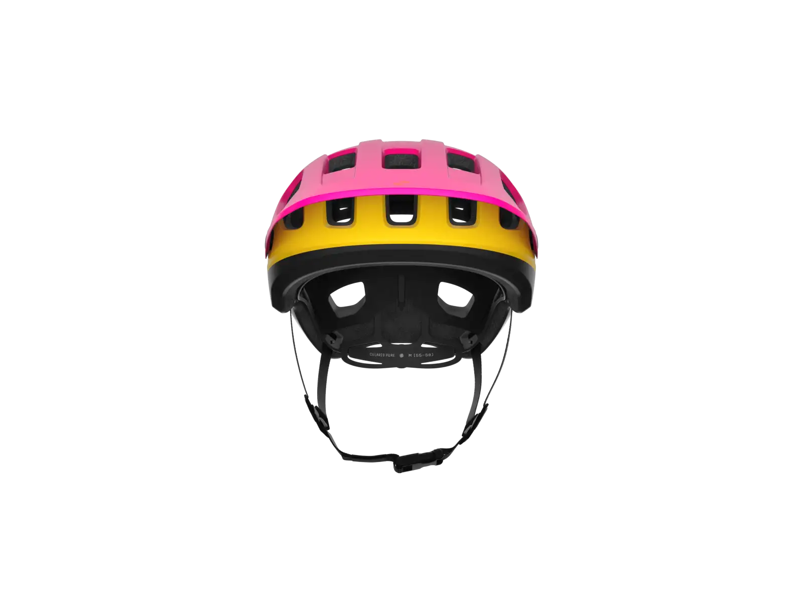 POC Cularis Pure helmet Rhos Red Matt/Citrine Yellow Matt