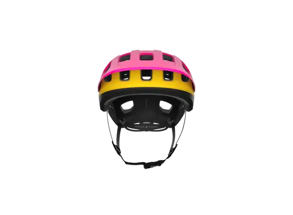 POC Cularis Pure helmet Rhos Red Matt/Citrine Yellow Matt