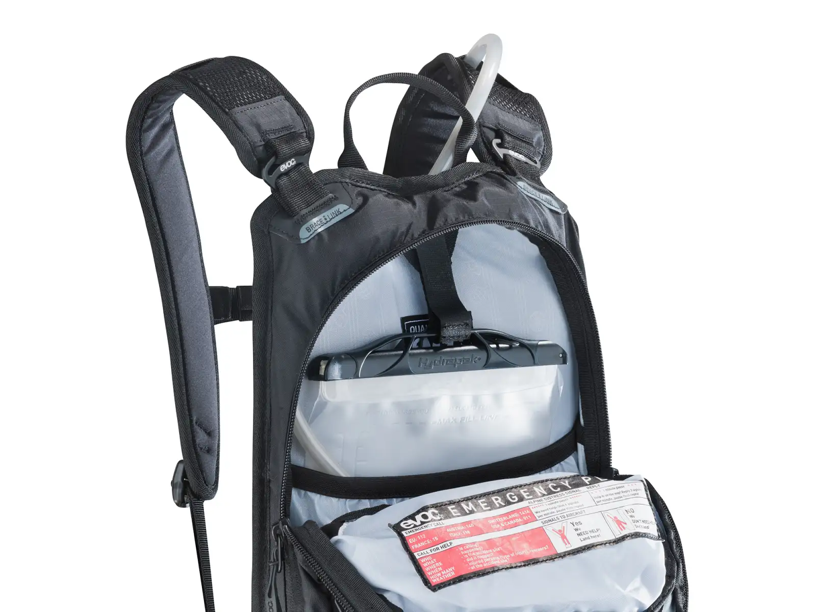 Evoc Stage 6 backpack 6 l + hydration bladder 2 l black