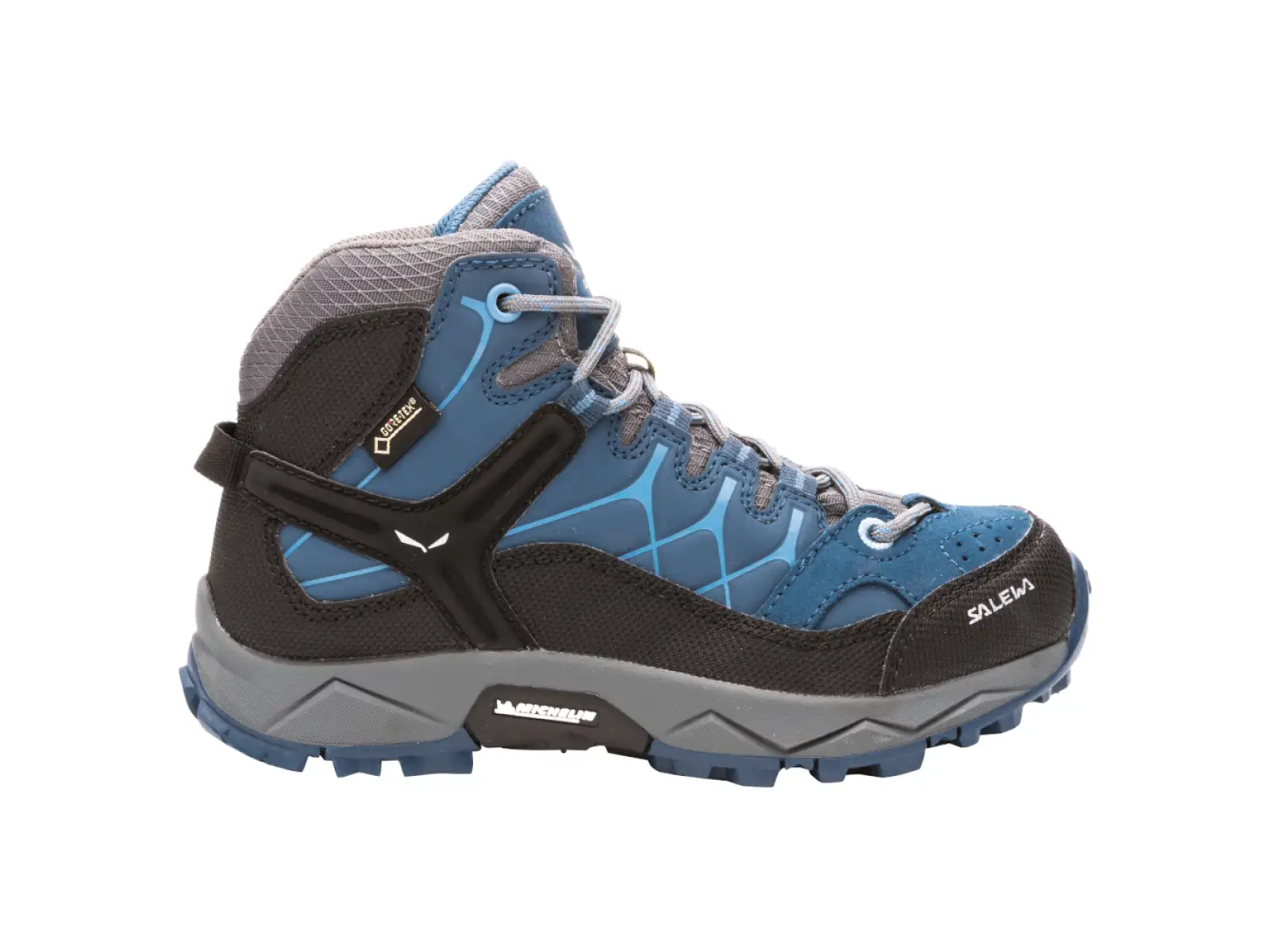 Salewa Alp Trainer Mid GTX Outdoor Shoes Kids Dark Denim Charcoal