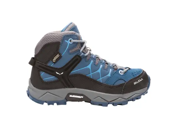 Salewa Alp Trainer Mid GTX Outdoor Shoes Kids Dark Denim Charcoal