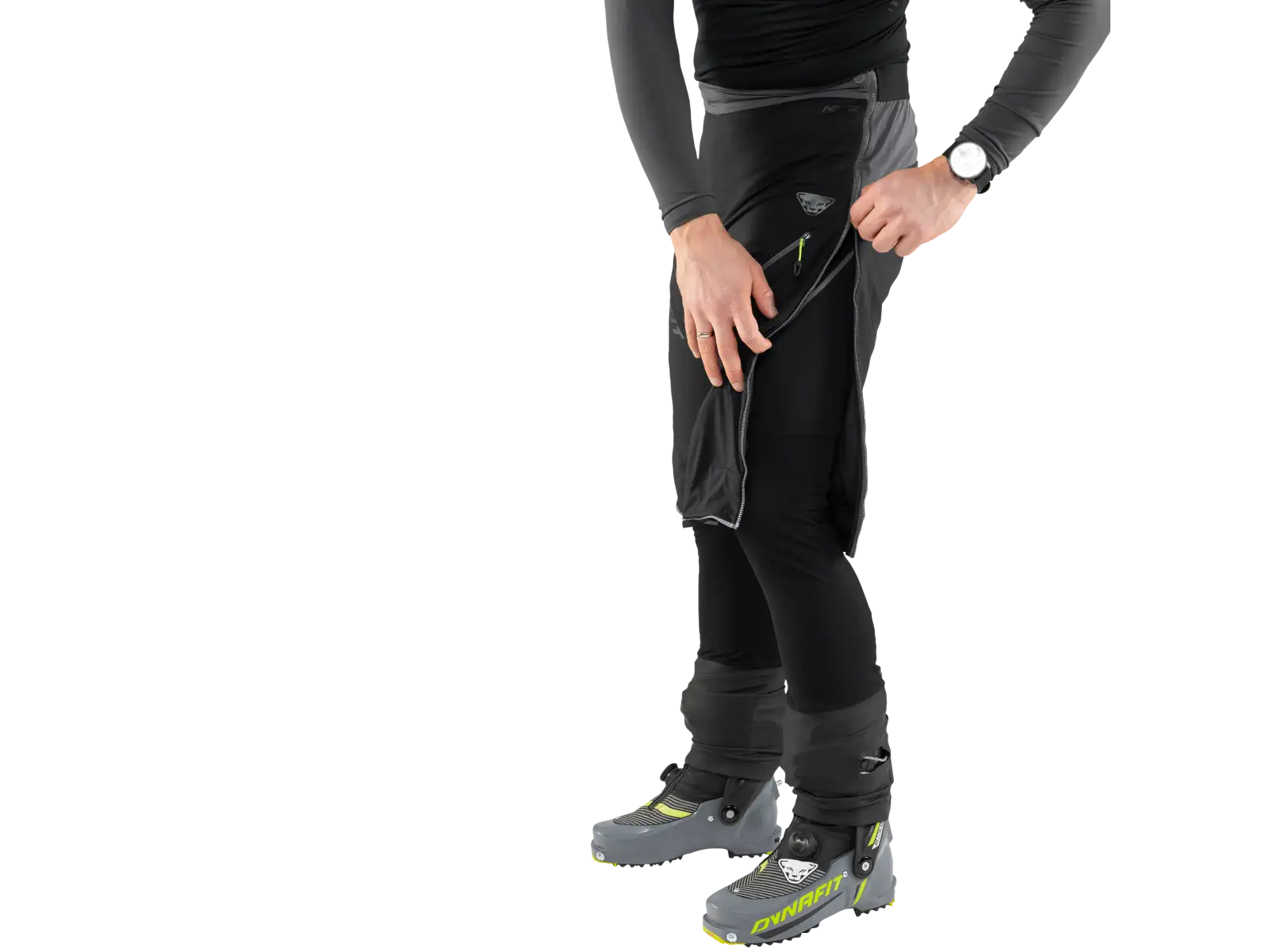 Dynafit Mezzalama Polartec Alpha Overshorts shorts černé