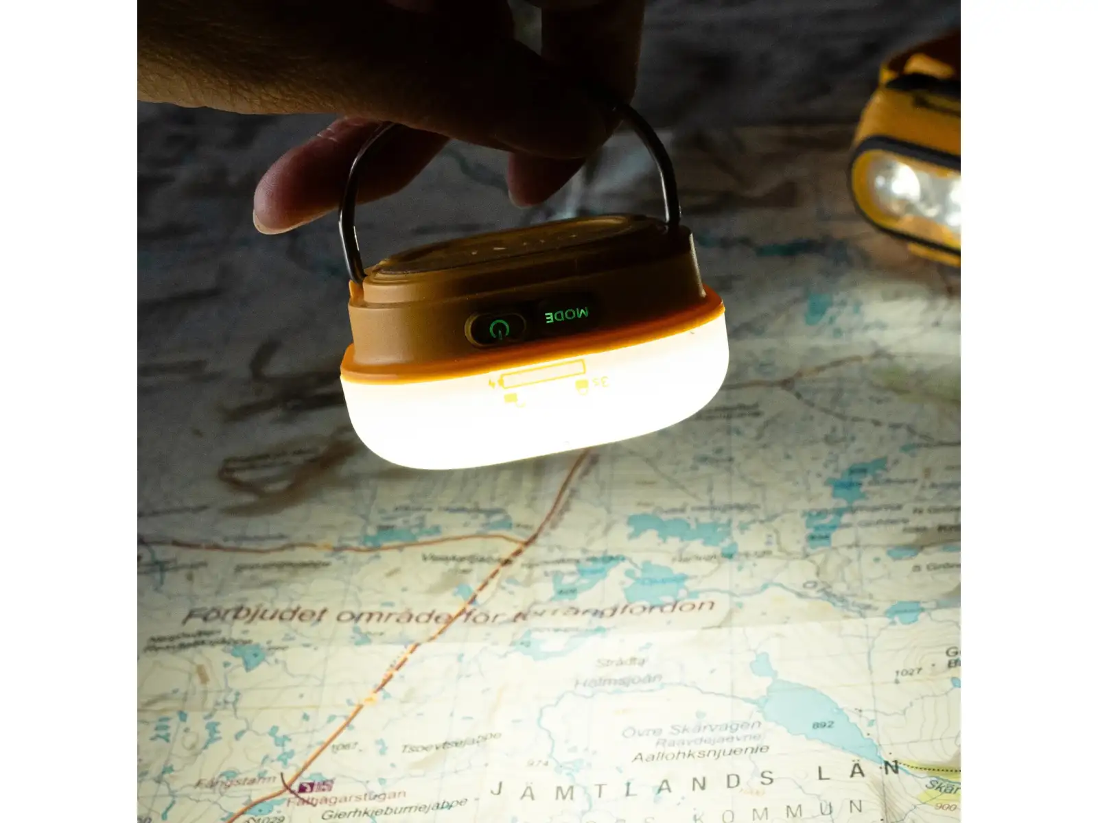 Silva Glow Recharge compact flashlight Yellow