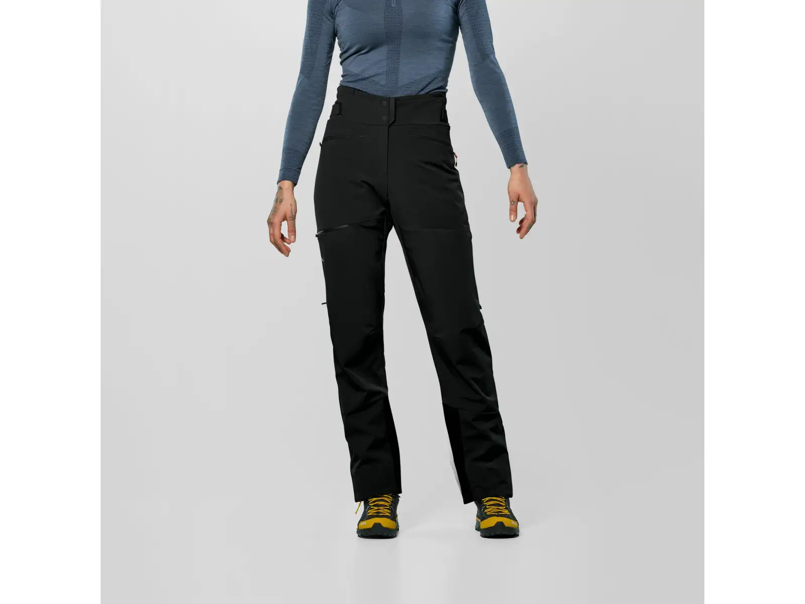 Salewa Ortles Durastretch/Stormwall women's pants Black Out