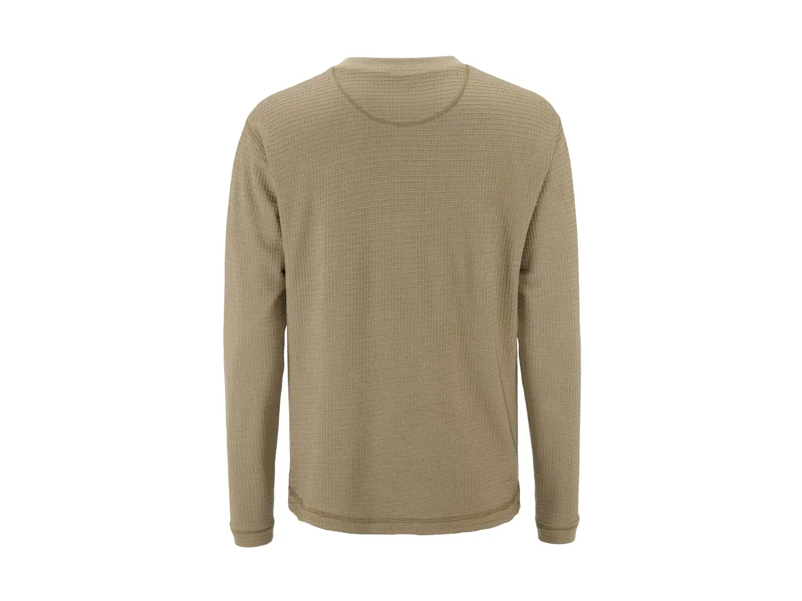 Craft Wool Waffle men's shirt long sleeve beige