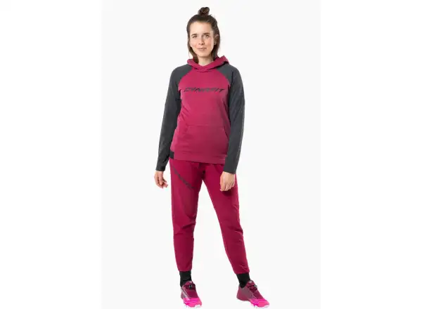 Dynafit 24/7 Polartec Hoody women's sweatshirt Burgundy