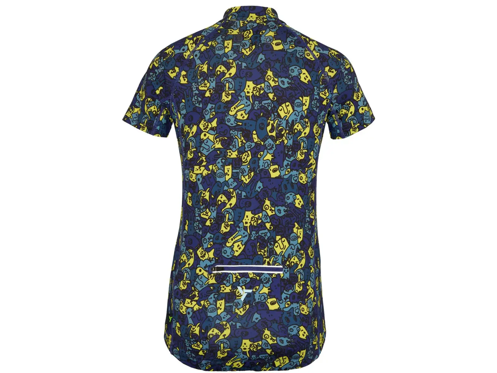Silvini Scrivia kids jersey short sleeve Blue/Neon