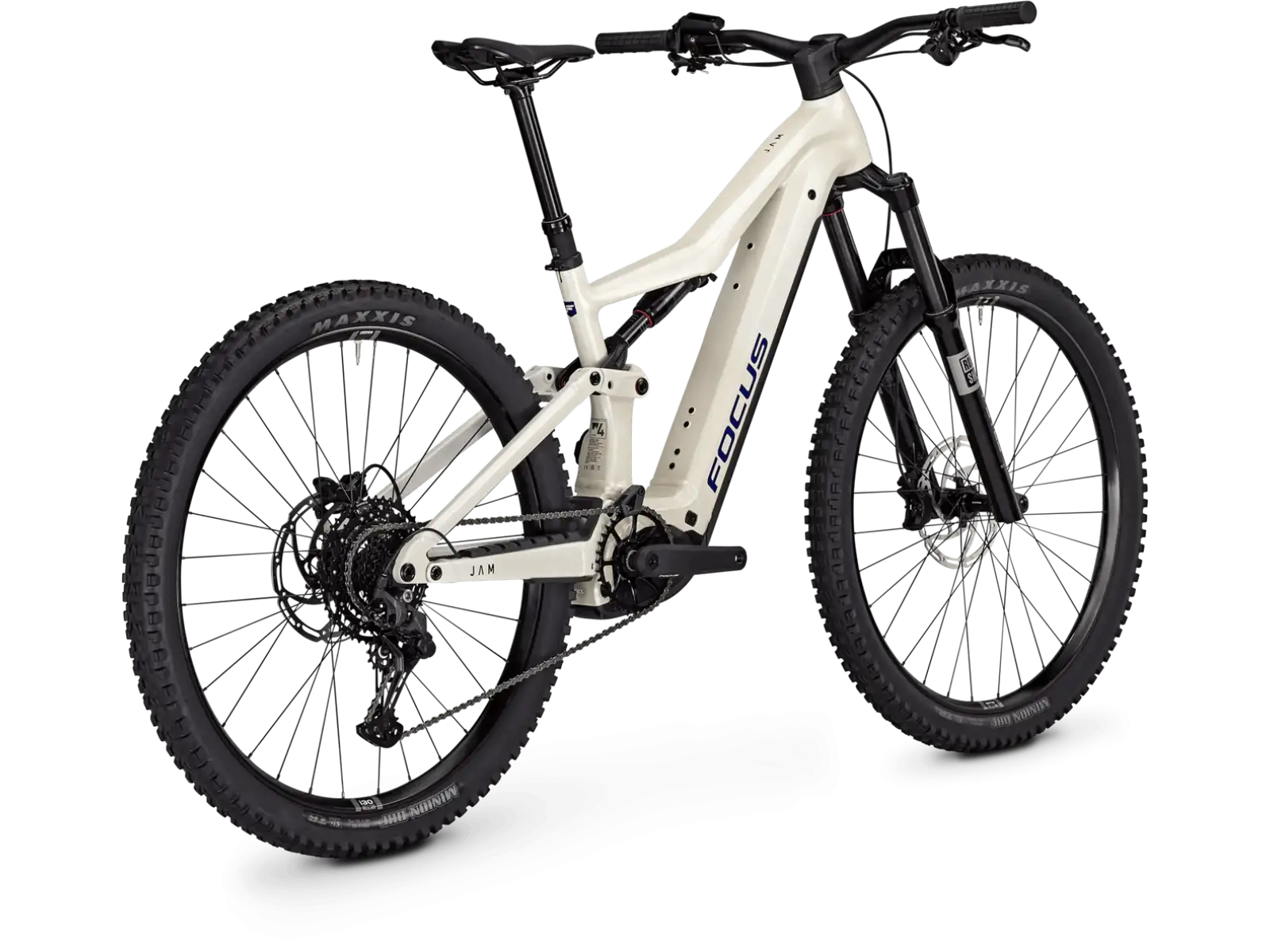 Focus JAM 7 800Wh full-suspension e-bike Champagne / Shellwhite