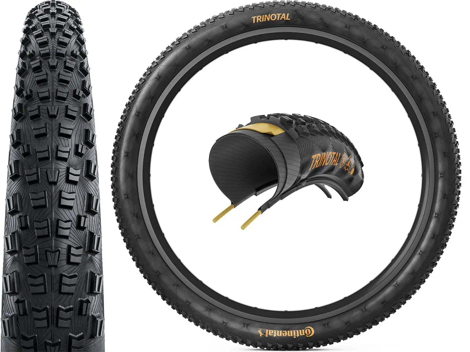 Continental Trinotal Race Rapid TL-Ready E-25 29x2.40" tire kevlar