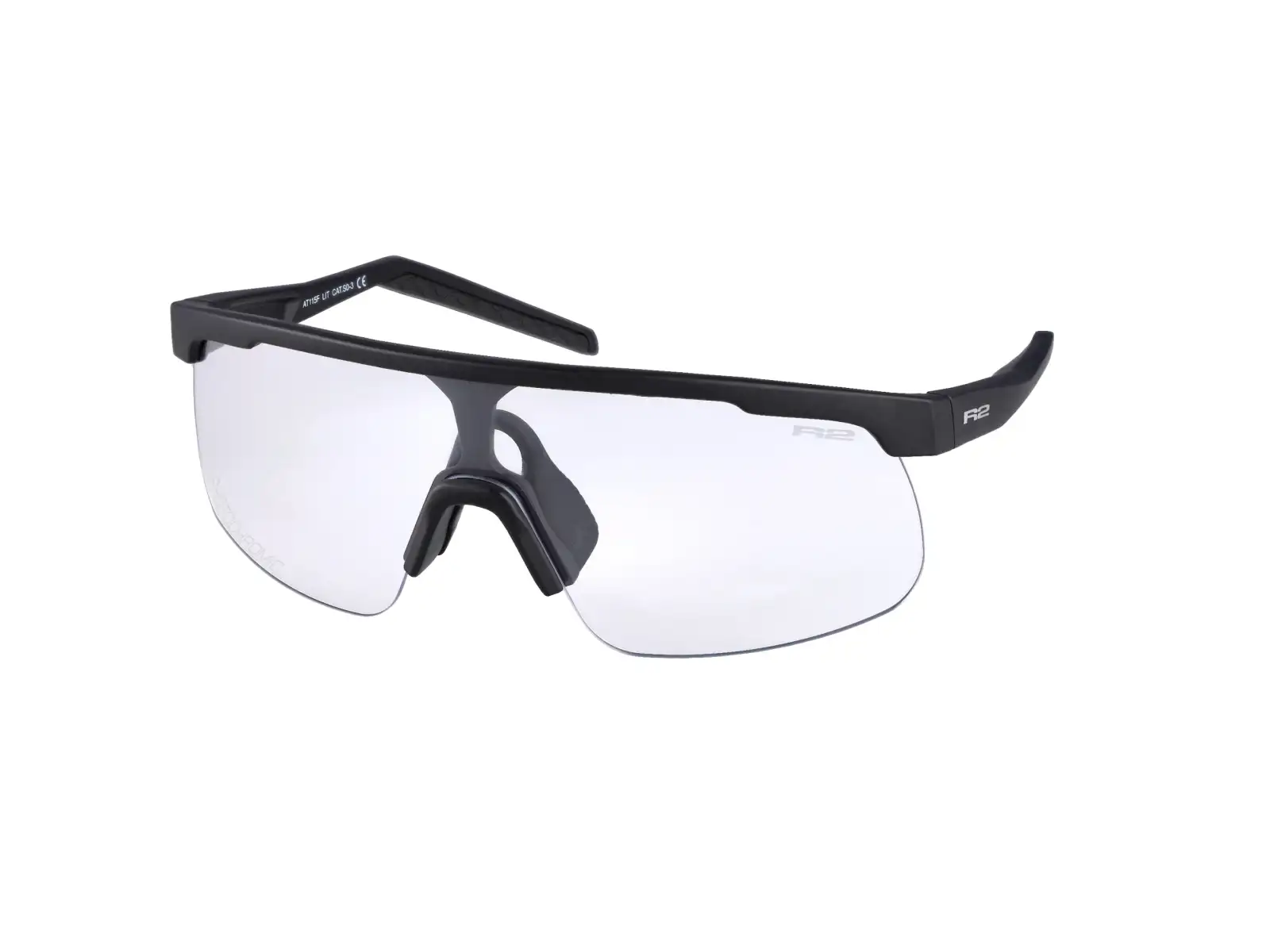 R2 Lit children's glasses matte black/photochromic lenses