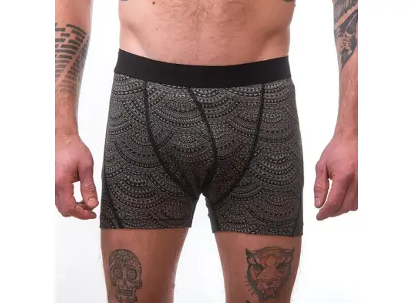 Sensor Merino Impress men's boxers grey/Maori