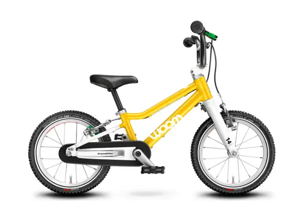 Woom 2 Yellow 14 children's bike