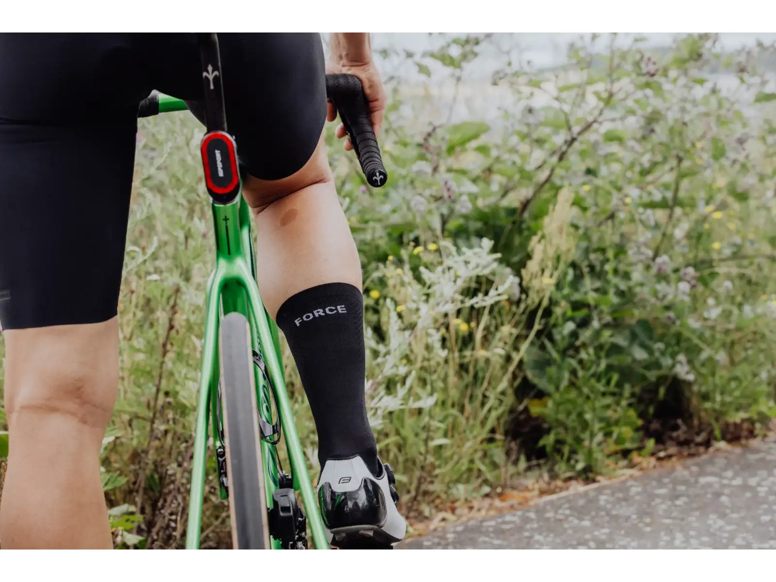 Force Verdone cycling socks black