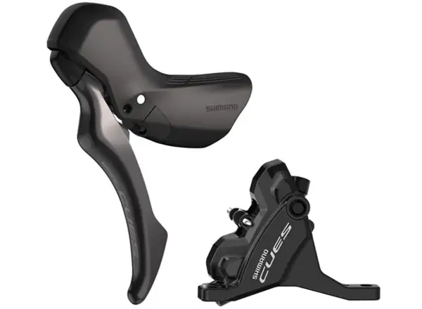 Shimano CUES BR-U6030 + BL-U6030 front disc brake (left lever), J-kit, polymer