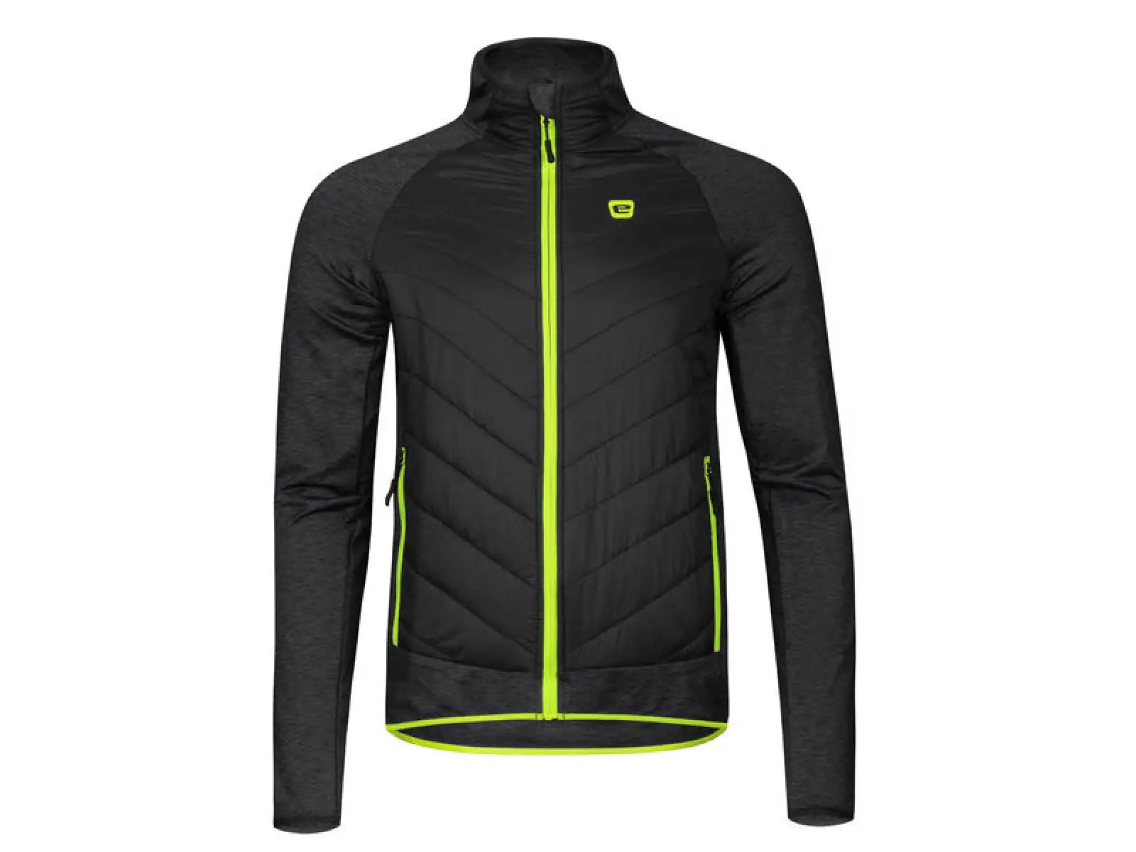 Etape Crux 2.0 men's jacket black/yellow fluo