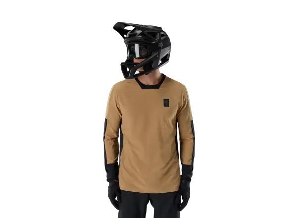 Fox Defend Thermal men's jersey long sleeve Brown Sugar
