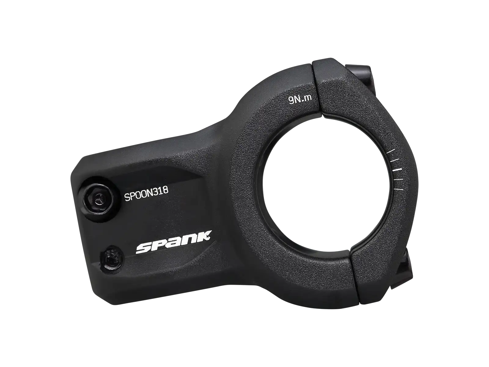 Spank Spoon 318 stem black - Unpacked