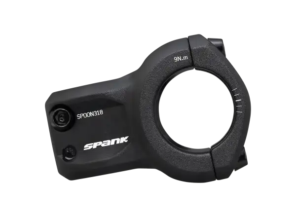 Spank Spoon 318 stem black - Unpacked