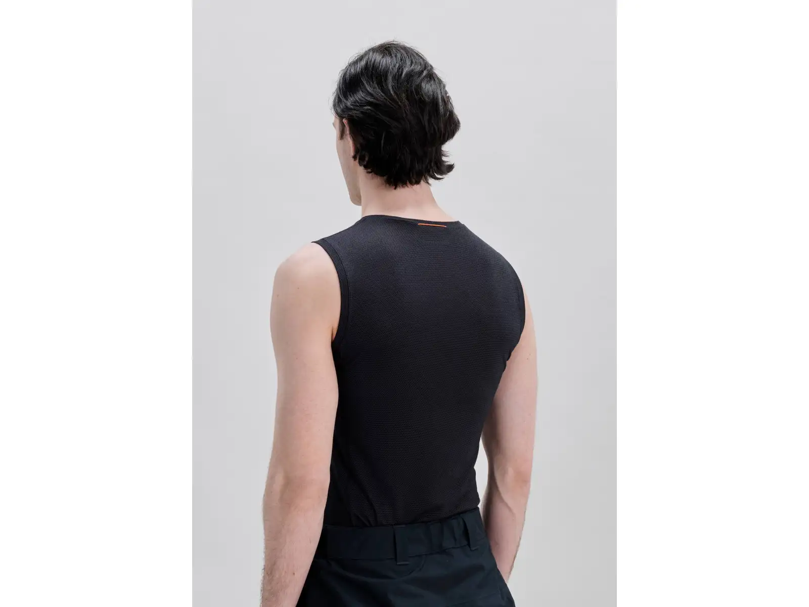 POC Layer Mid men's sleeveless base layer shirt Uranium Black