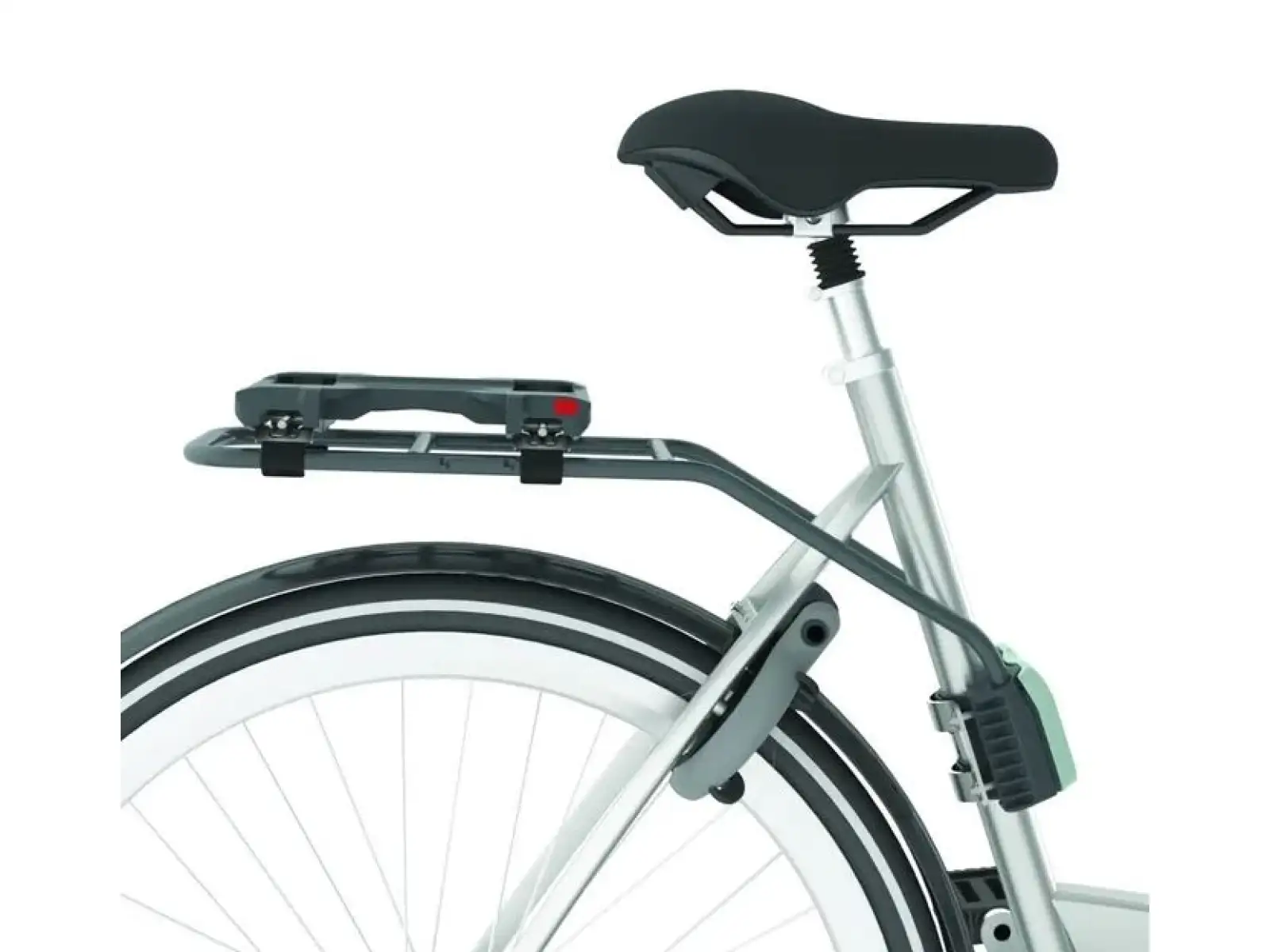 Urban Iki rear seat with adapter and frame carrier SET Aotake Light Blue