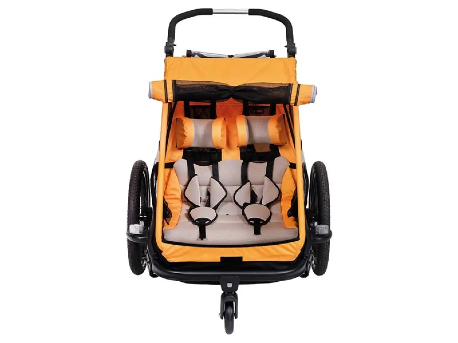 XLC DUOs BS-C10 two-seater trailer 20" Marigold/Anthrazit