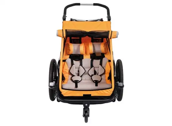XLC DUOs BS-C10 two-seater trailer 20" Marigold/Anthrazit