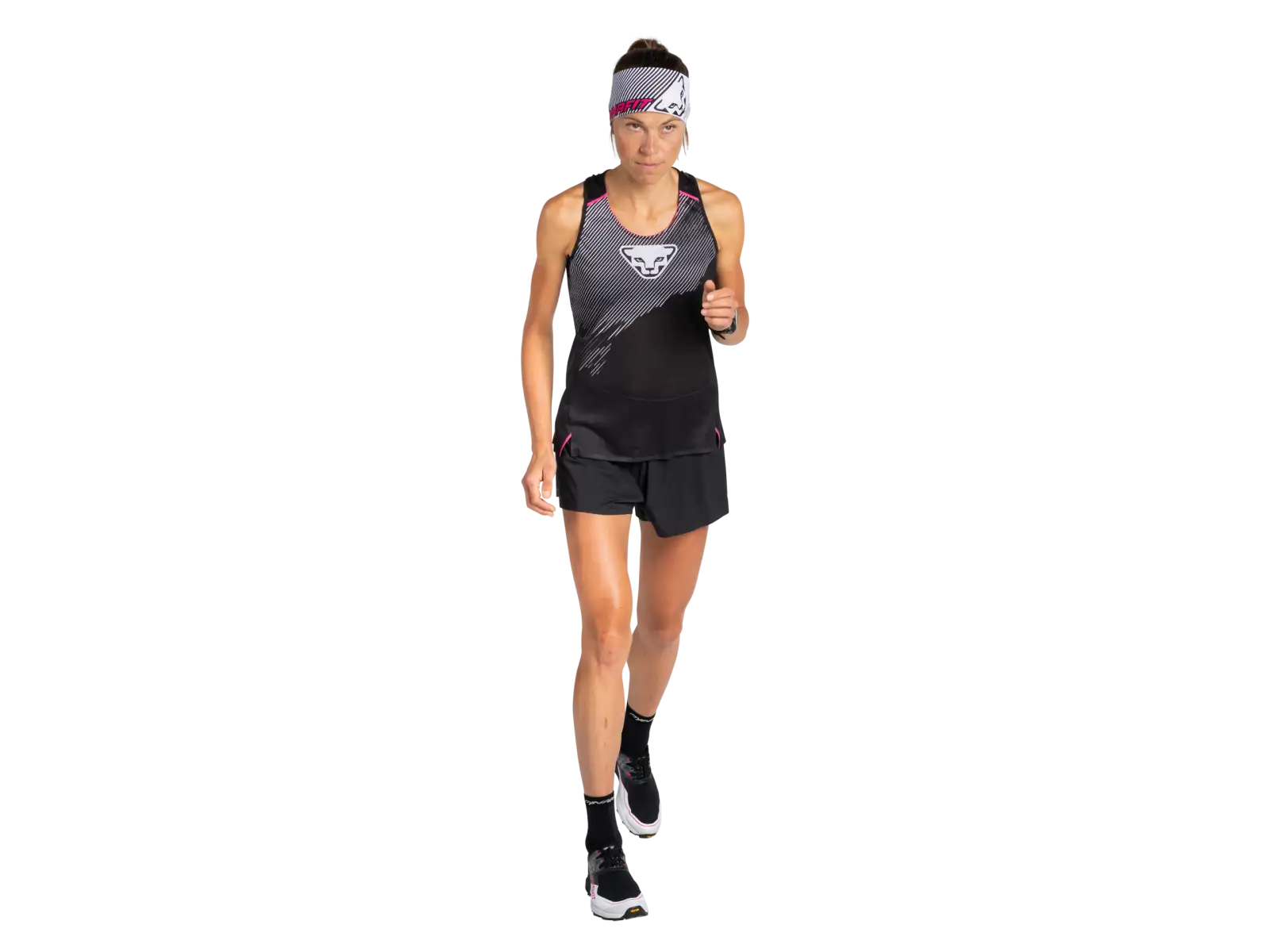 Dynafit DNA Split 2v1 women's racing running shorts Black Out/0520